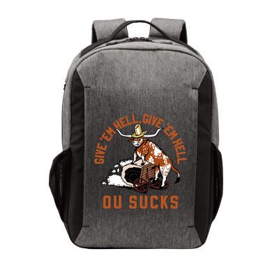 Give Em Hell Give Em Hell Ou Sucks Vector Backpack