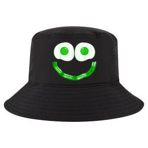 Green Eggs Ham Smile Face Brunch Breakfast Costume Cool Comfort Performance Bucket Hat