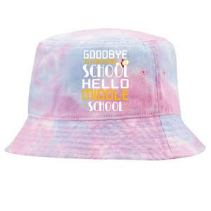 Goodbye Elementary Hello Middle School graduate Gift Tie-Dyed Bucket Hat