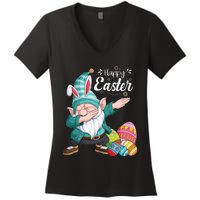 Gnome Easter  Happy Easter Outfit Easter Women's V-Neck T-Shirt