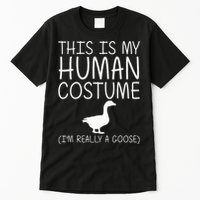 Goose Easy Halloween Human Costume Waterfowl Animal DIY Gift Tall T-Shirt