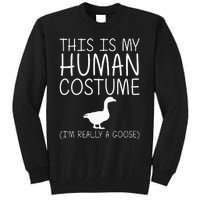 Goose Easy Halloween Human Costume Waterfowl Animal DIY Gift Tall Sweatshirt