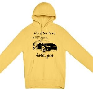 Go Electric Haha Gas Premium Pullover Hoodie