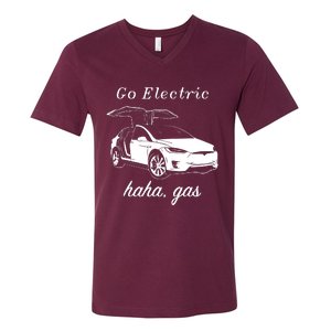 Go Electric Haha Gas V-Neck T-Shirt