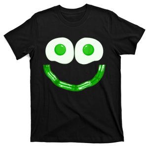 Green Eggs Ham Smile Face Brunch Breakfast Costume T-Shirt