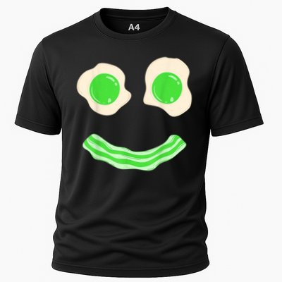 Green Eggs Ham Smile Face St Patrick's Day Performance Shirt