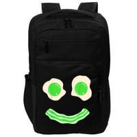 Green Eggs Ham Smile Face St Patrick's Day Impact Tech Backpack
