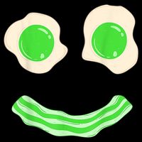 Green Eggs Ham Smile Face St Patrick's Day Impact Tech Backpack
