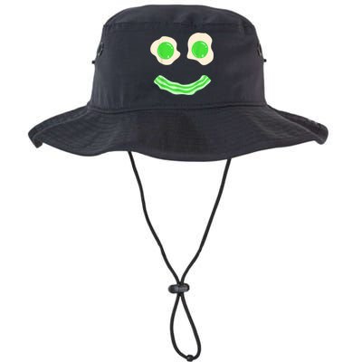 Green Eggs Ham Smile Face St Patrick's Day Bucket Hat