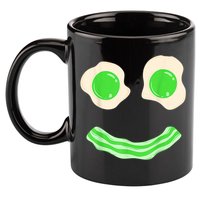 Green Eggs Ham Smile Face St Patrick's Day 11oz C Handle Ceramic Mug