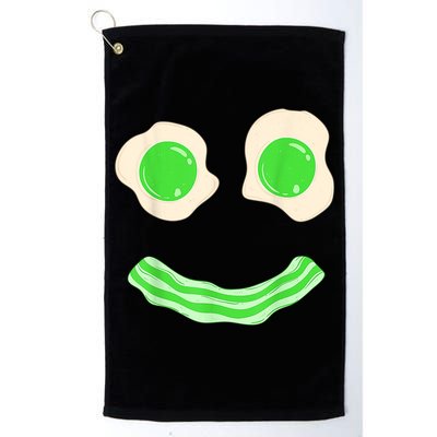 Green Eggs Ham Smile Face St Patrick's Day Golf Towel