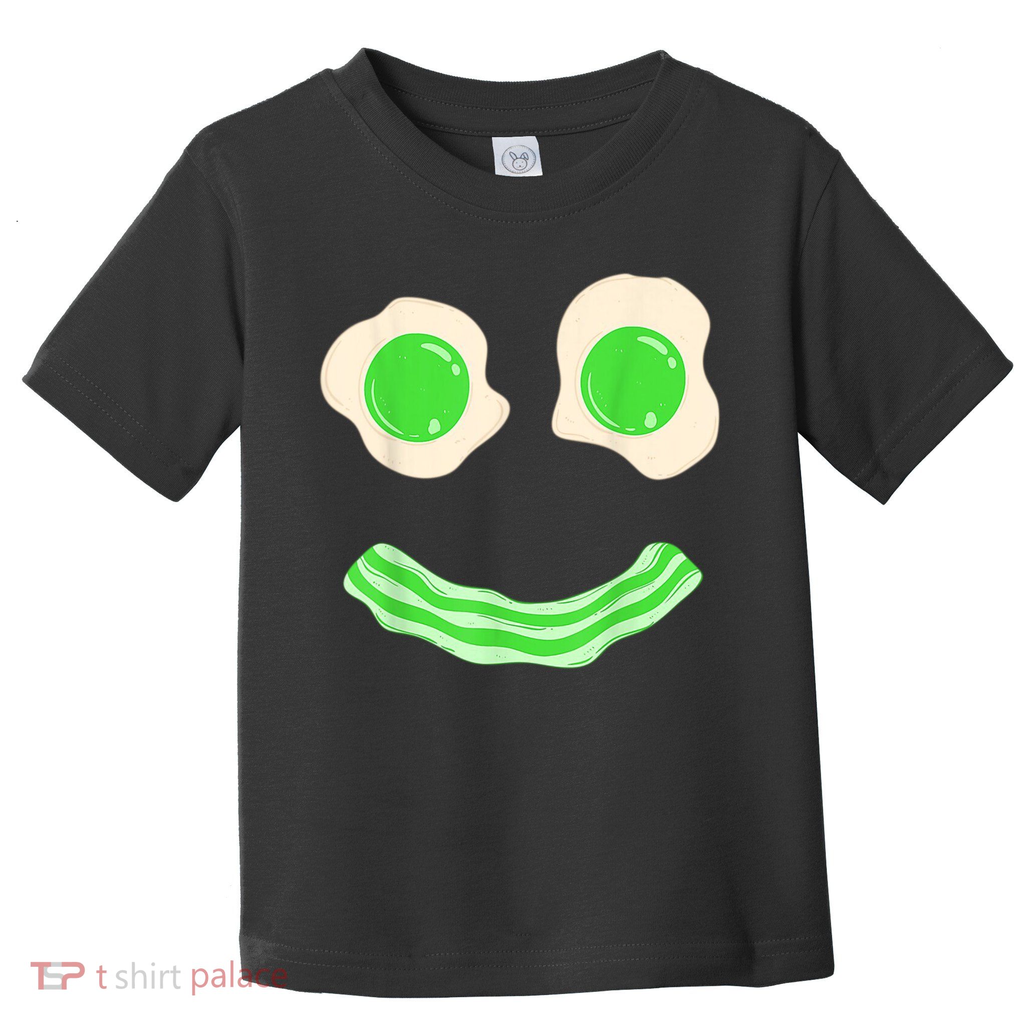 Green Eggs Ham Smile Face St Patrick's Day Toddler T-Shirt