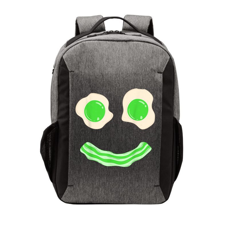 Green Eggs Ham Smile Face St Patrick's Day Vector Backpack