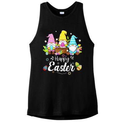 Gnome Easter  Happy Easter Outfit Easter Ladies PosiCharge Tri-Blend Wicking Tank