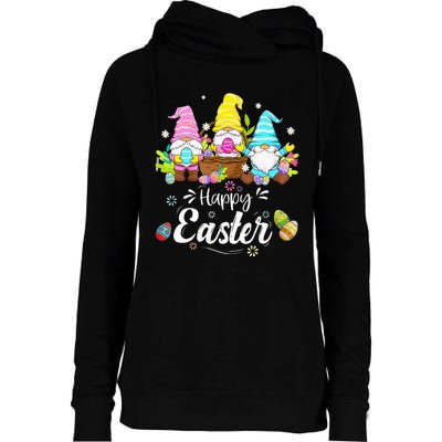 Gnome Easter  Happy Easter Outfit Easter Womens Funnel Neck Pullover Hood