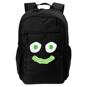 Green Eggs Ham Smile Face Brunch Breakfast Costume Daily Commute Backpack