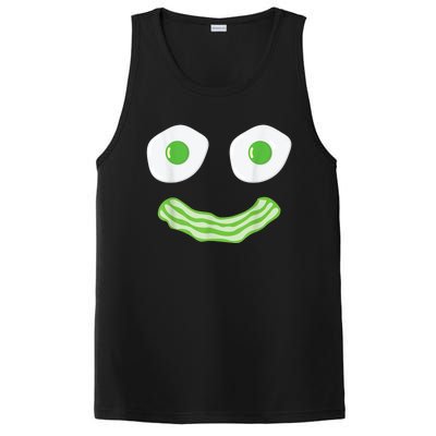 Green Eggs Ham Smile Face Brunch Breakfast Costume PosiCharge Competitor Tank