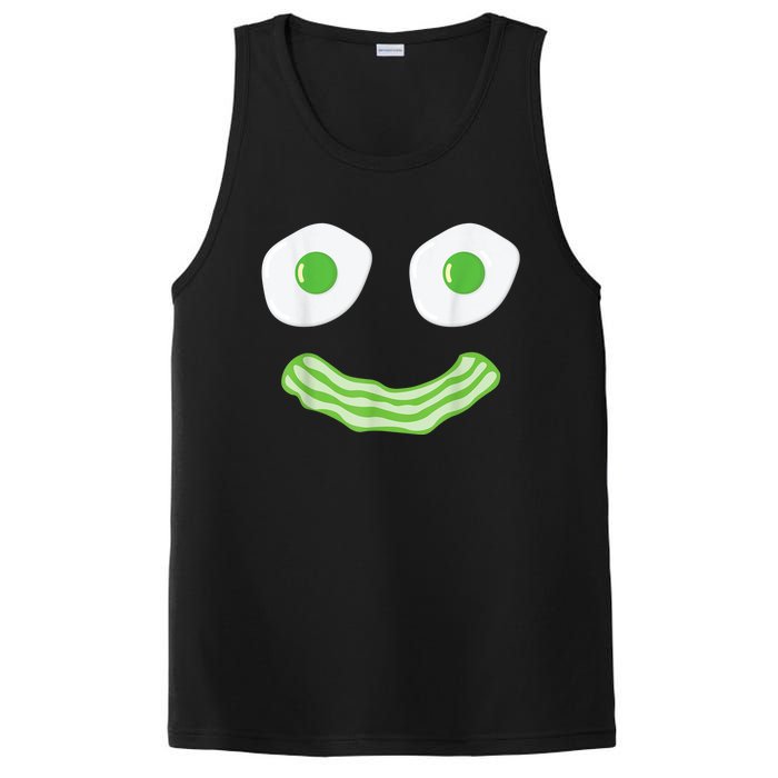 Green Eggs Ham Smile Face Brunch Breakfast Costume PosiCharge Competitor Tank