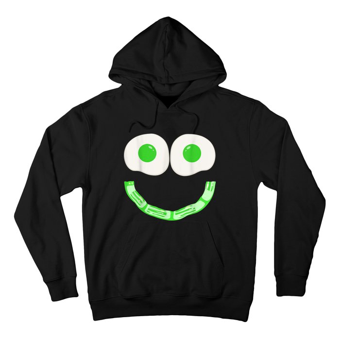 Green Eggs Ham Smile Face Brunch Breakfast Costume Hoodie