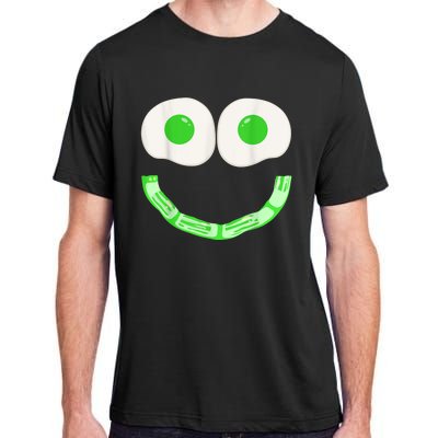 Green Eggs Ham Smile Face Brunch Breakfast Costume Adult ChromaSoft Performance T-Shirt