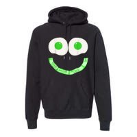 Green Eggs Ham Smile Face Brunch Breakfast Costume Premium Hoodie