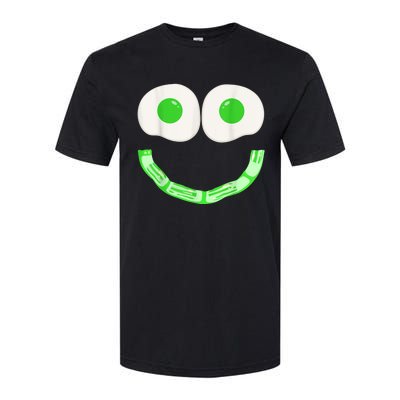 Green Eggs Ham Smile Face Brunch Breakfast Costume Softstyle CVC T-Shirt