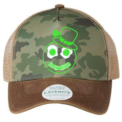 Green Eggs Ham Smile Face Brunch Breakfast Costume Legacy Tie Dye Trucker Hat