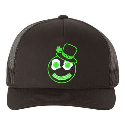 Green Eggs Ham Smile Face Brunch Breakfast Costume Yupoong Adult 5-Panel Trucker Hat