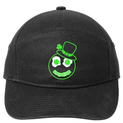 Green Eggs Ham Smile Face Brunch Breakfast Costume 7-Panel Snapback Hat