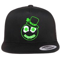 Green Eggs Ham Smile Face Brunch Breakfast Costume Flat Bill Trucker Hat