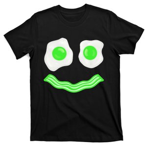 Green Eggs Ham Smile Face Brunch Breakfast Costume T-Shirt