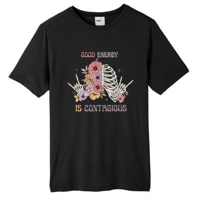 Good Energy Is Contagious Tall Fusion ChromaSoft Performance T-Shirt