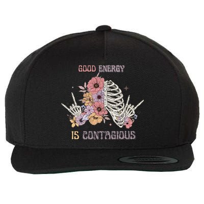 Good Energy Is Contagious Wool Snapback Cap