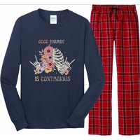 Good Energy Is Contagious Long Sleeve Pajama Set