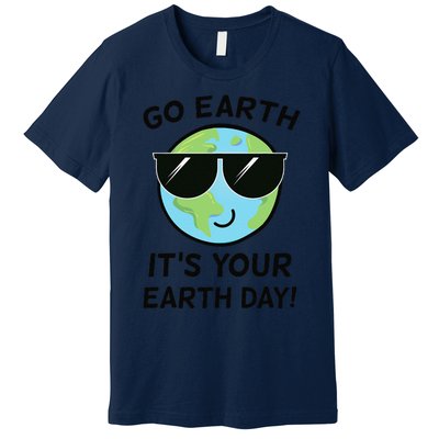 Go Earth, It's Your Earth Day! Funny Cute Earth Birthday Premium T-Shirt