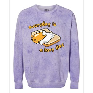 Gudetama Everyday Is A Lazy Day Colorblast Crewneck Sweatshirt