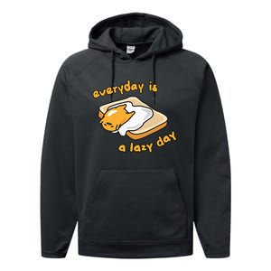 Gudetama Everyday Is A Lazy Day Performance Fleece Hoodie