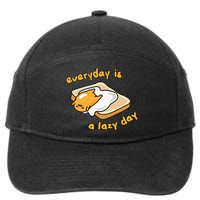 Gudetama Everyday Is A Lazy Day 7-Panel Snapback Hat
