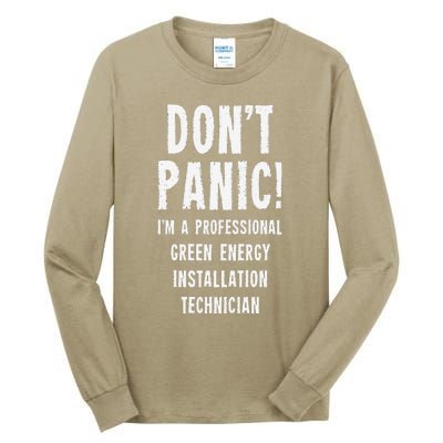 Green Energy Installation Technician Tall Long Sleeve T-Shirt