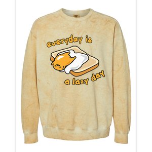 Gudetama Everyday Is A Lazy Day Colorblast Crewneck Sweatshirt