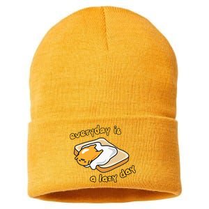 Gudetama Everyday Is A Lazy Day Sustainable Knit Beanie