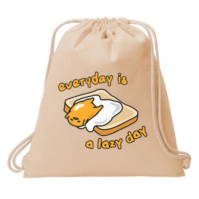 Gudetama Everyday Is A Lazy Day Drawstring Bag