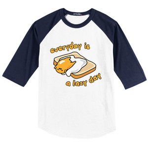 Gudetama Everyday Is A Lazy Day Baseball Sleeve Shirt