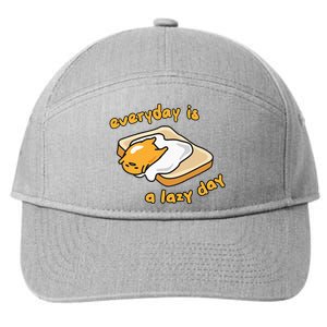 Gudetama Everyday Is A Lazy Day 7-Panel Snapback Hat