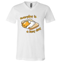 Gudetama Everyday Is A Lazy Day V-Neck T-Shirt