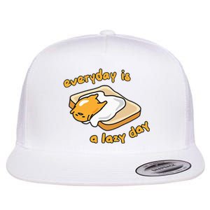 Gudetama Everyday Is A Lazy Day Flat Bill Trucker Hat