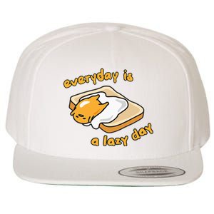 Gudetama Everyday Is A Lazy Day Wool Snapback Cap