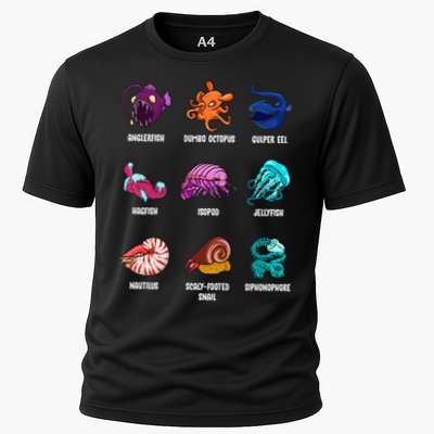Gulper Eel Isopod Jellyfish Nautilus Octopus Hagfish Gift Performance Shirt