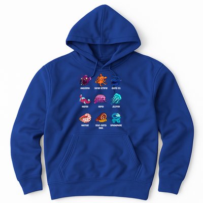 Gulper Eel Isopod Jellyfish Nautilus Octopus Hagfish Gift Hoodie