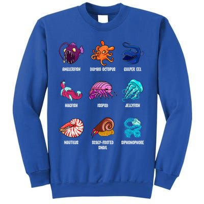 Gulper Eel Isopod Jellyfish Nautilus Octopus Hagfish Gift Sweatshirt